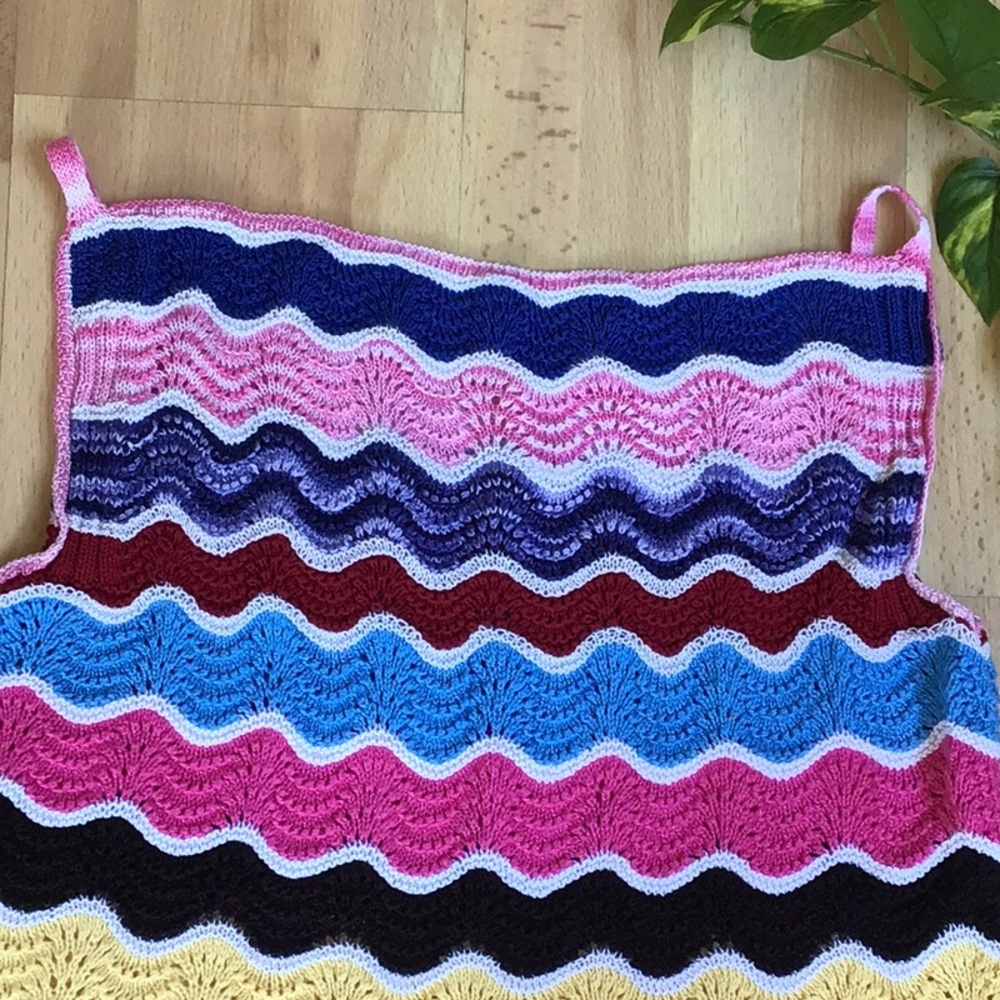 Colorful Crochet Tank Top - Picture 3 of 16
